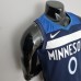 75th Anniversary Minnesota Timberwolves Russell #0 Royal Blue NBA Jersey-5156331