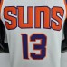 75th Anniversary Nash #13 Phoenix Suns White NBA Jersey-7888424