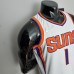 75th Anniversary Booker #1 Phoenix Suns White NBA Jersey-1766543