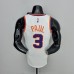 75th Anniversary Paul #3 Phoenix Suns White NBA Jersey-4581758