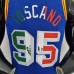 Toscano#95 Golden State Warriors Mexico Exclusive Blue NBA Jersey-8163449