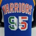 Toscano#95 Golden State Warriors Mexico Exclusive Blue NBA Jersey-8163449