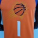 75th Anniversary BOOKER#1 Phoenix Suns Jordan Theme Orange NBA Jersey-4550754