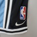 2022 Memphis Grizzlies NBA US Training Shorts Blue Black-8288203