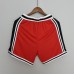 2022 Chicago Bulls NBA US Training Shorts Red Black-9697291