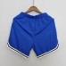 2022 Golden State Warriors NBA US Training Shorts Blue-6502888