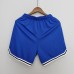 2022 New York Knicks NBA US Training Shorts Blue-5363399