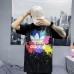 Fashion Summer Short sleeve T-shirt-Black-7818700