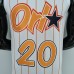 75th Anniversary Orlando Magic Fultz #20 White Orange NBA Jersey-2094641
