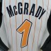 75th Anniversary Orlando Magic McGrady #1 White and Orange NBA Jersey-9727018