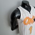 75th Anniversary Orlando Magic McGrady #1 White and Orange NBA Jersey-9727018