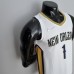 75th Anniversary New Orleans Pelicans Williamson#1 White NBA Jersey-5814526