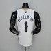 75th Anniversary New Orleans Pelicans Williamson#1 White NBA Jersey-5814526