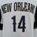 75th Anniversary New Orleans Pelicans Ingram #14 White NBA Jersey-2111727