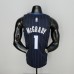 75th Anniversary McGrady #1 Orlando Magic Black NBA Jersey-8987746