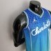 2022 BALL#1 Charlotte Hornets City Edition Blue NBA Jersey-1061469