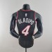 75th Anniversary Miami Heat OLADIPO#4 black NBA Jersey-2446218