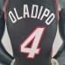 75th Anniversary Miami Heat OLADIPO#4 black NBA Jersey-2446218