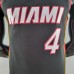 75th Anniversary Miami Heat OLADIPO#4 black NBA Jersey-2446218
