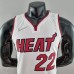75th Anniversary Miami Heat BUTLER#22 White NBA Jersey-4647024