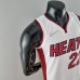 75th Anniversary Miami Heat BUTLER#22 White NBA Jersey-4647024