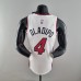 75th Anniversary Miami Heat OLADIPO#4 White NBA Jersey-9831784