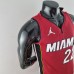 75th Anniversary Miami Heat Jordan BUTLER#22 Burgundy NBA Jersey-1363744