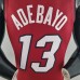 75th Anniversary Miami Heat Jordan ADEBAYO#13 Burgundy NBA Jersey-5873236