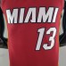 75th Anniversary Miami Heat Jordan ADEBAYO#13 Burgundy NBA Jersey-5873236
