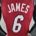 75th Anniversary Miami Heat Jordan JAMES #6 Burgundy NBA Jersey-9761446