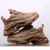 Balenciaga Triple S Sneaker 17FW ins Running Shoes-Brown-9644718
