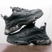 Balenciaga Triple S Sneaker 17FW ins Running Shoes-All Black-7712088