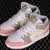 Air Jordan 1 Mid AJ1 Women Running Shoes-White/Pink-1067197