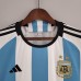 2022 Argentina home Blue White Jersey version short sleeve-3509195