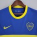 10/11 Retro Boca Juniors home Blue Jersey version short sleeve-7365951