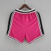 2022 Miami Heat NBA US Training Shorts Pink Black NBA shorts-8156282