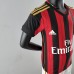13/14 Retro AC Milan kids home Red Black Kids suit short sleeve kit Jersey (Shirt + Short + sock )-9067333