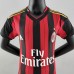13/14 Retro AC Milan kids home Red Black Kids suit short sleeve kit Jersey (Shirt + Short + sock )-9067333