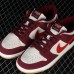 Skate Like a Girl x SB Dunk Low Running Shoes-White/Wine Red-4391908