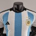 2022 World Cup National Team Argentina home Blue White Jersey version short sleeve (player version)-1881358