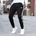 Fashion Casual Long Pants-Black/White-2759619