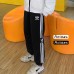 Fashion Casual Long Pants-Black/White-9654184