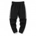 Fashion Casual Long Pants-Black/White-5171863