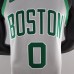 Tatum#0 Boston Celtics Grey NBA Jersey-6307037