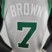 BROWN#7 Boston Celtics Grey NBA Jersey-239764