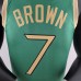 2020 BROWN#7 Boston Celtics City Edition Green NBA Jersey-8096793