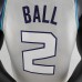 2019 Ball#2 Charlotte Hornets Grey NBA Jersey-8856189