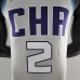 2019 Ball#2 Charlotte Hornets Grey NBA Jersey-8856189