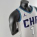 2019 Ball #1 Charlotte Hornets Grey NBA Jersey-298437