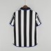 Retro 00/01 Newcastle United home White Black Jersey version short sleeve-4358097